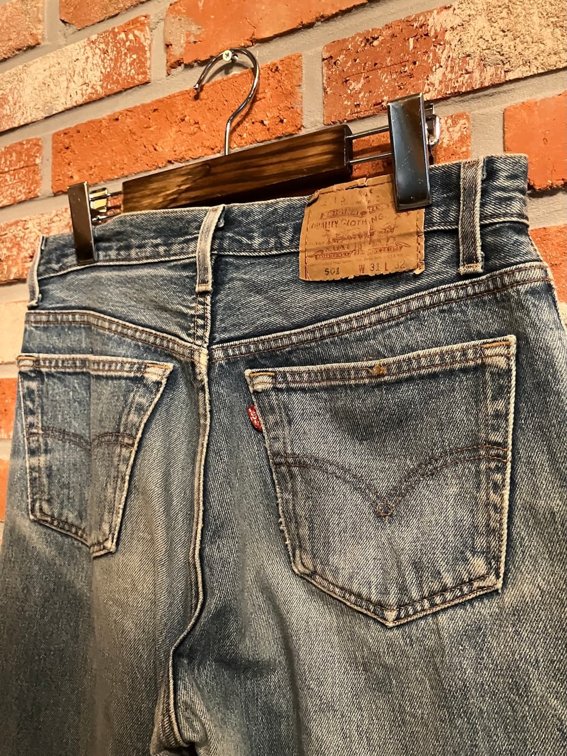 90s USA 빈티지 리바이스 501 데님 팬츠 상품이미지6