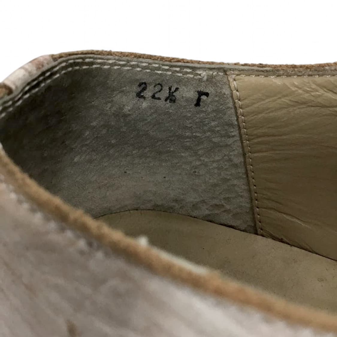 꼼데가르송 트리콧 페인팅 크렉레더 로퍼 상품이미지8