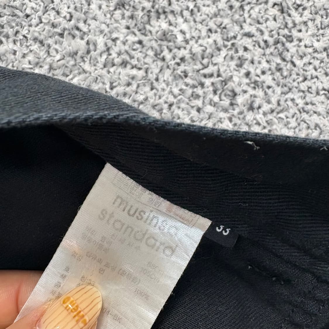 33 무신사스탠다드 면바지 치노(단추X) 0413J 상품이미지6