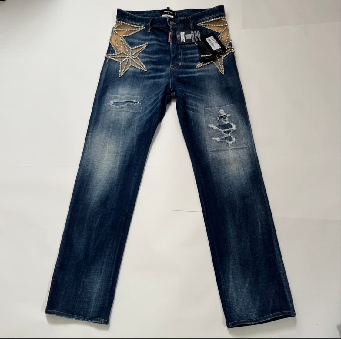 Dsquared2 라인스톤 스타 포인트 데님 진 상품이미지2