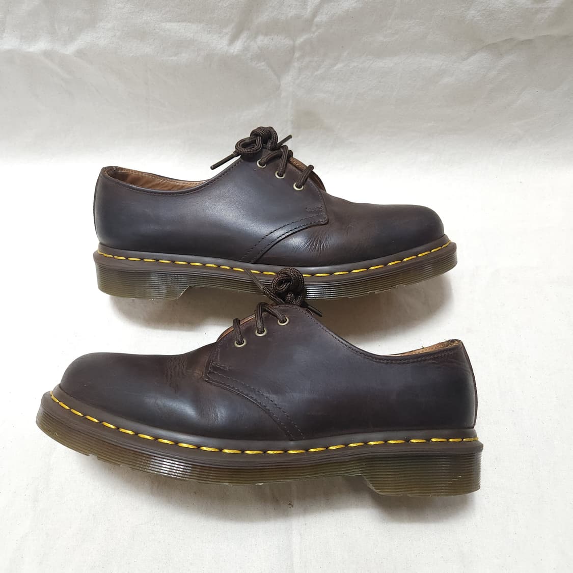 [6UK] 닥터마틴 1461 브라운 3홀  (250~255) 남여 상품이미지4