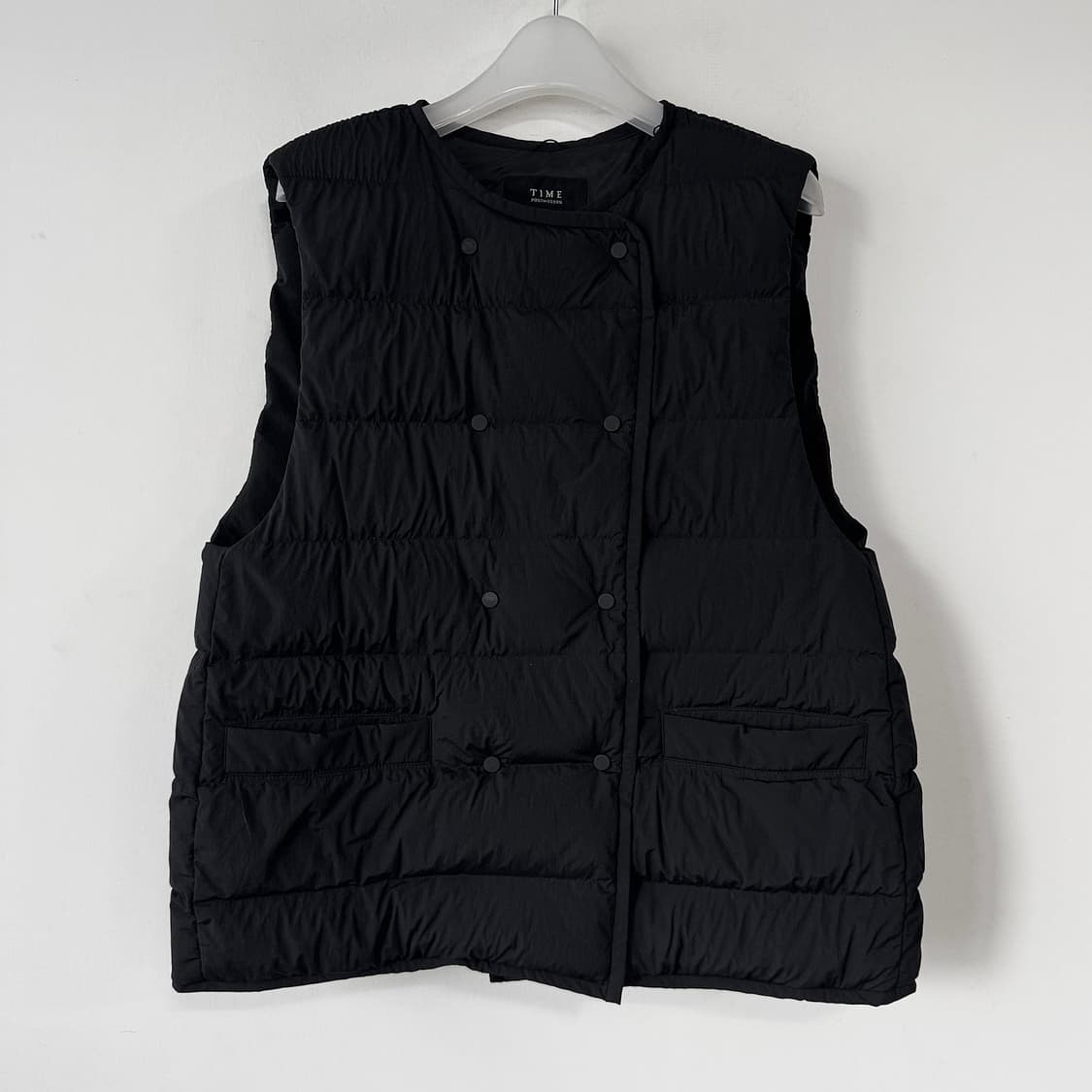 타임 TIME 후드 패딩 베스트 상품이미지3