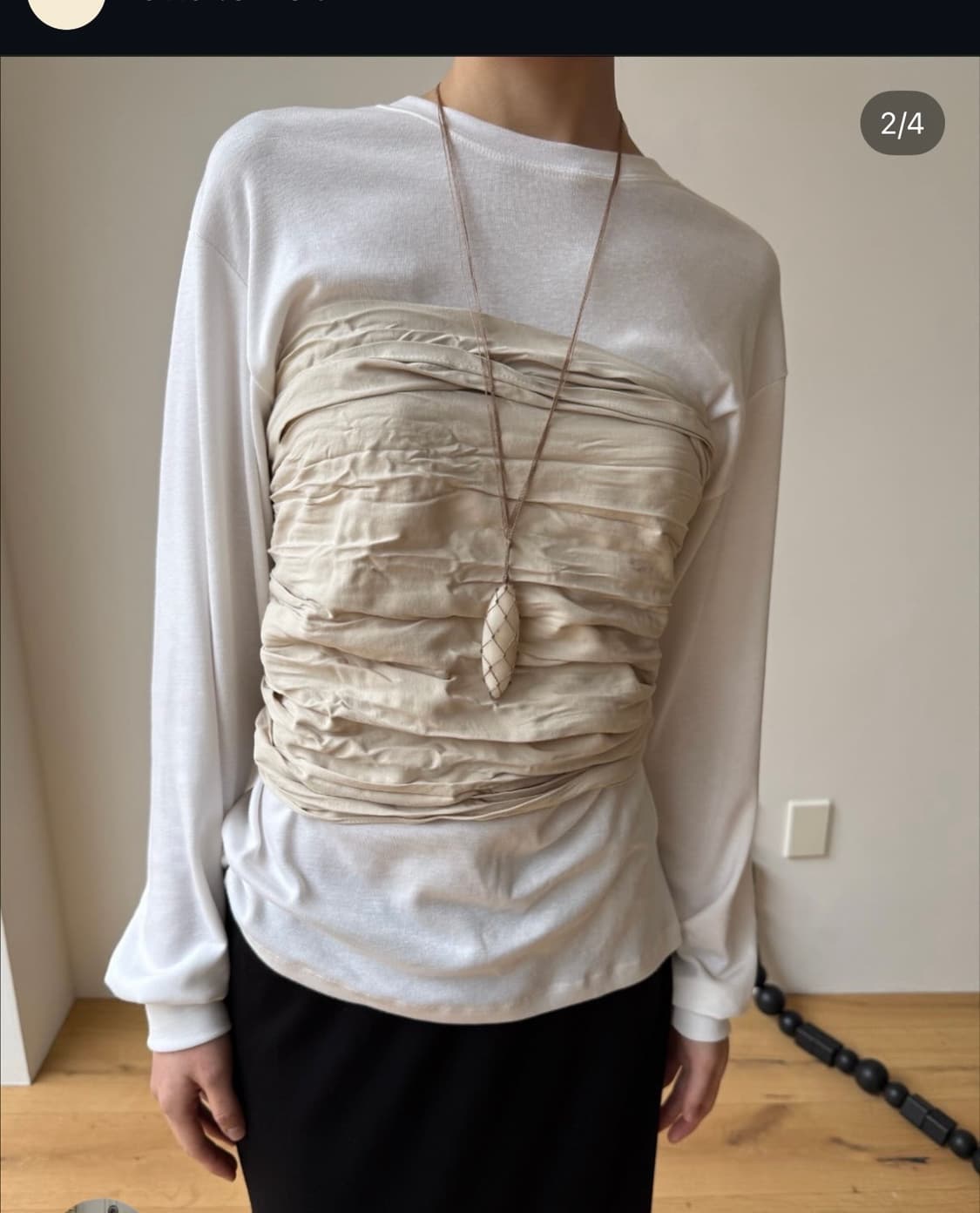 레터 스카프 상품이미지3