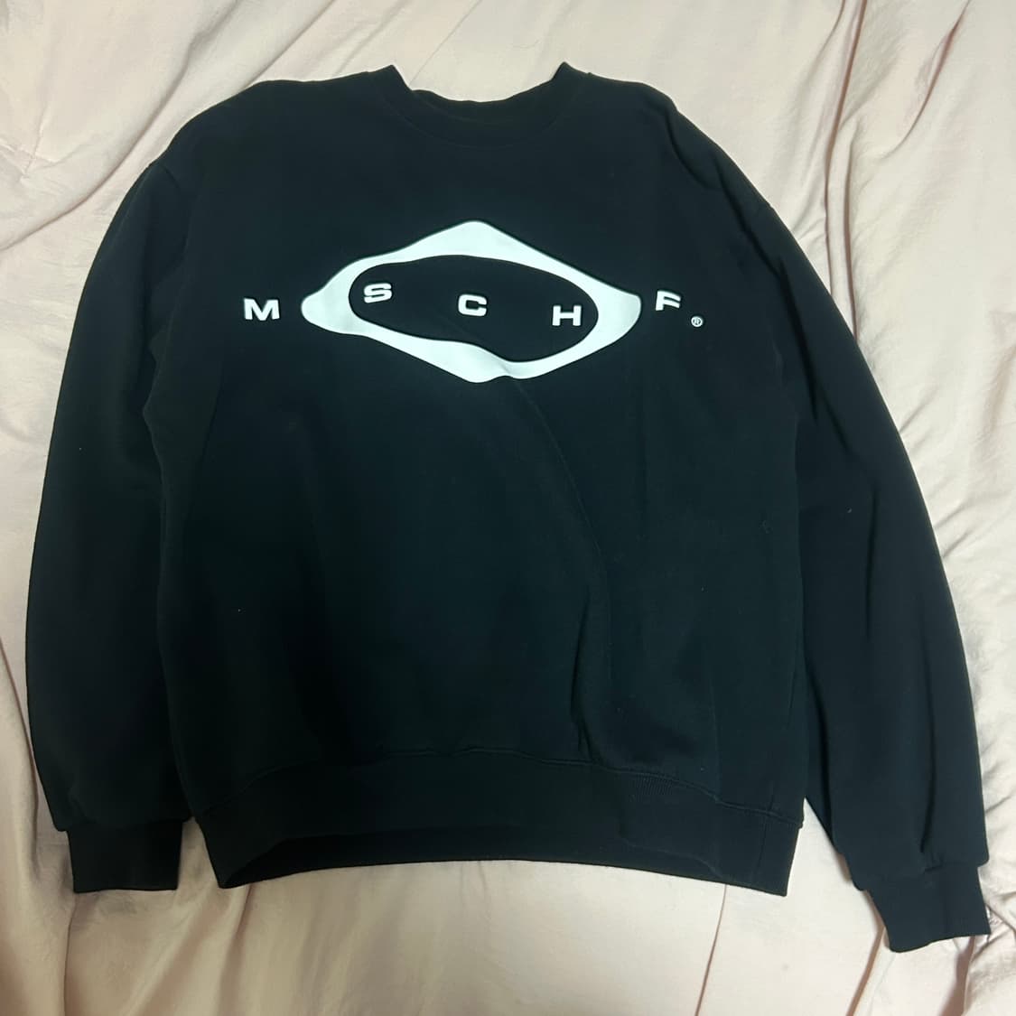 미스치프 MSCHF 크루넥 맥투맨 블랙 상품이미지2