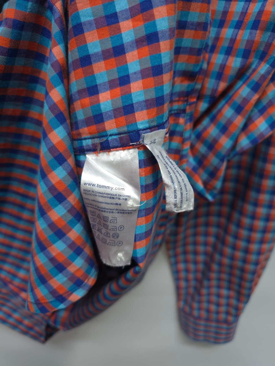 타미힐피거 커스텀핏 체크셔츠 (100~105 ) 상품이미지7
