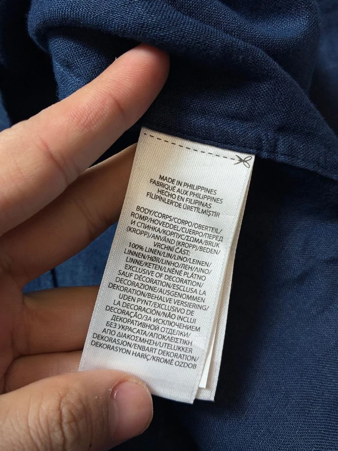 폴로 랄프로렌 포니 자수 린넨 퍼프스 반팔 셔츠 PN9128 상품이미지7