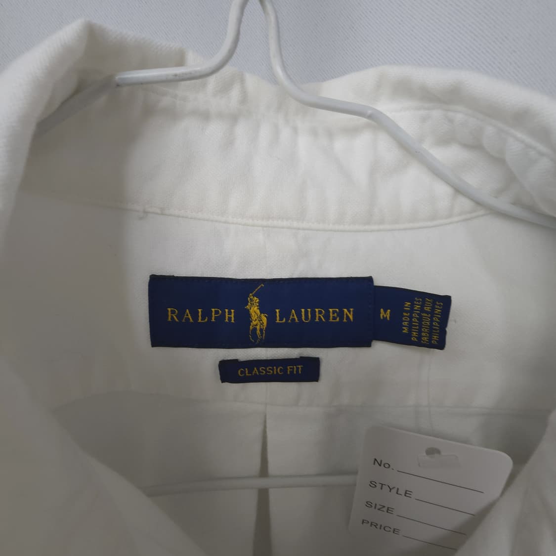 77(110) 폴로랄프로렌 정품 긴팔 셔츠 화이트  상품이미지2