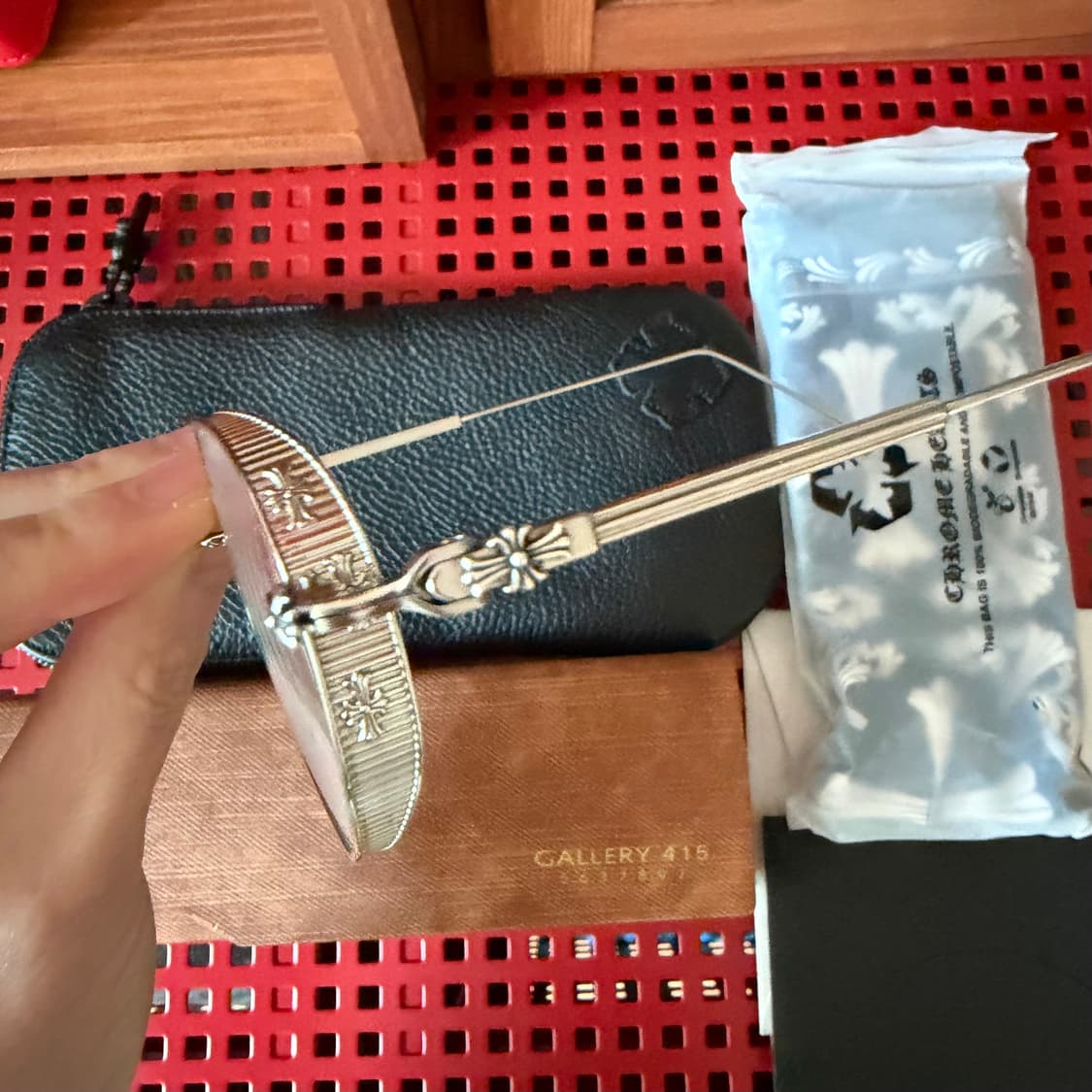 크롬하츠 바가솔레스 브러쉬드 실버 BS 안경 상품이미지3