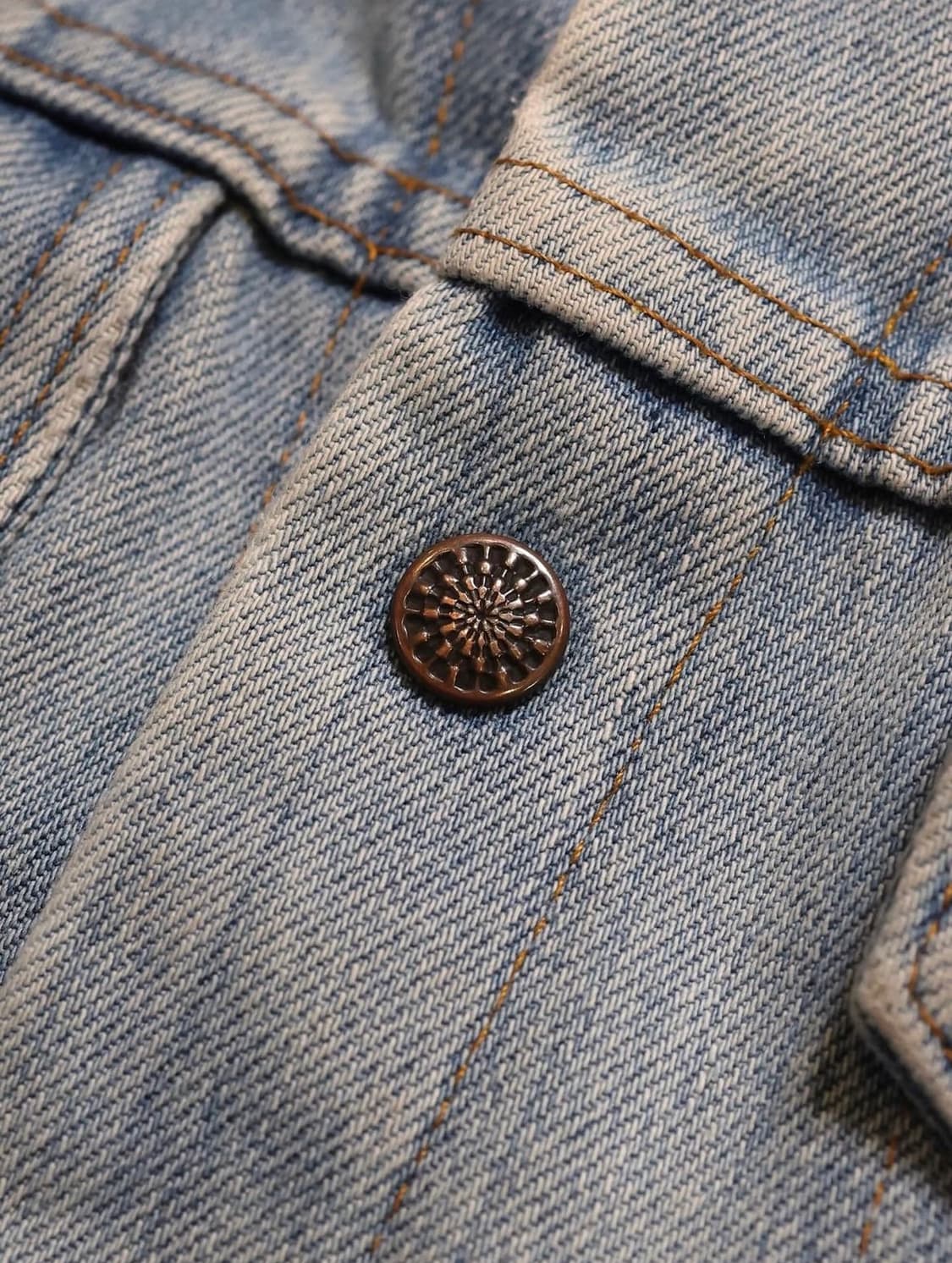 70s JC Penney 빈티지 데님 트러커 타입3 made in usa 상품이미지5