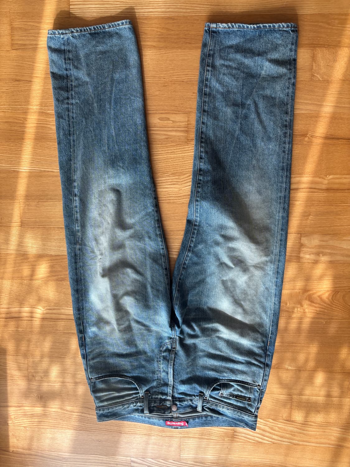 24ss슈프림 루즈핏디스트레스드 진 상품이미지6