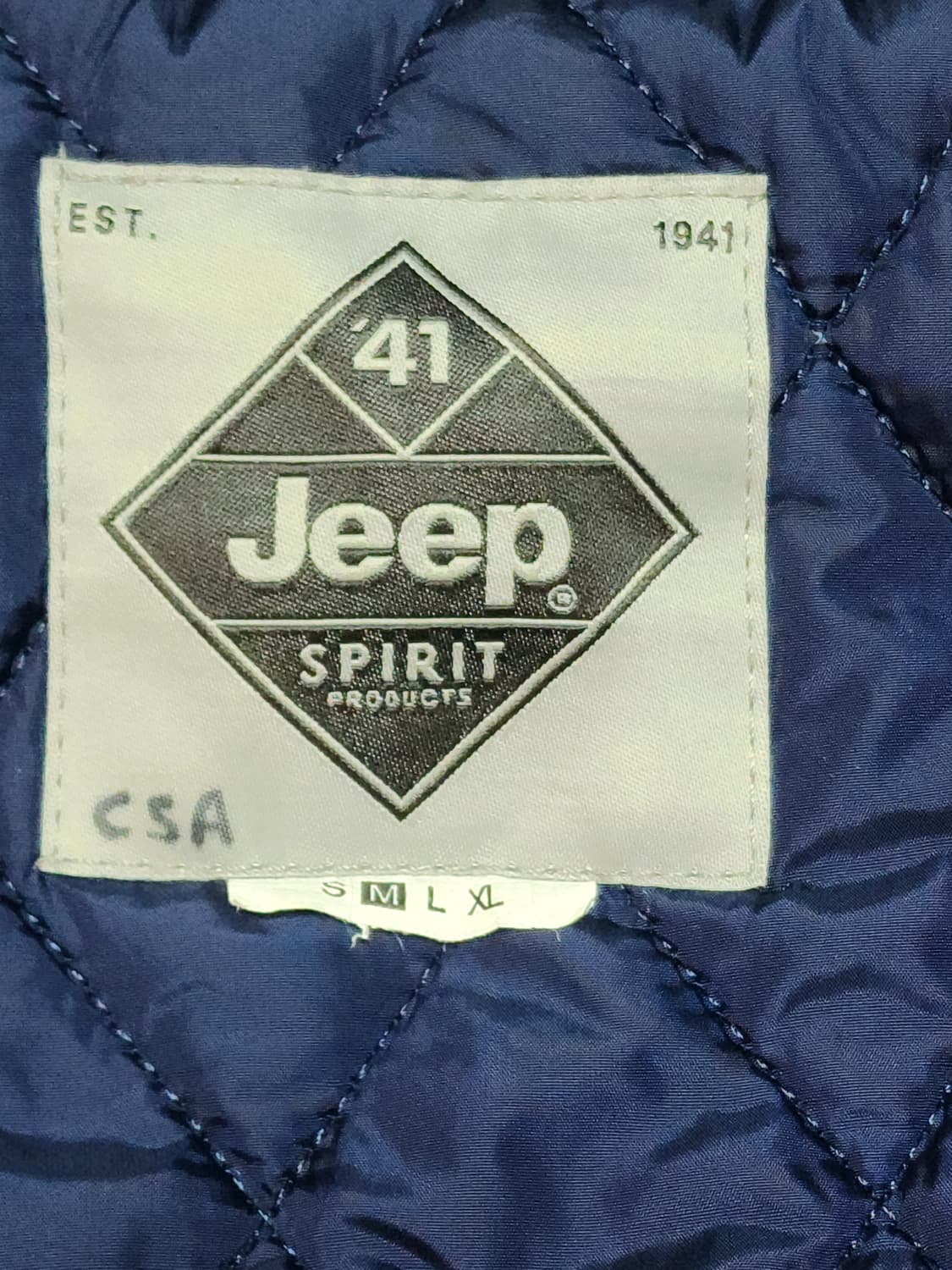 Jeep 스피릿 네이비 후드 퀼팅 점퍼 M(95) 상품이미지5