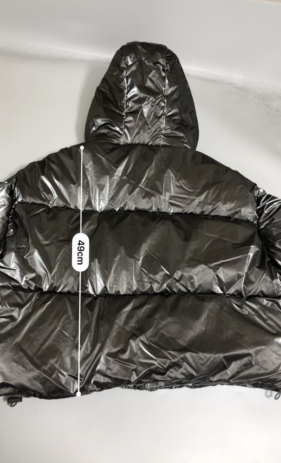 자라 글로시 윈드프로텍션 크롭 패딩 s 상품이미지8