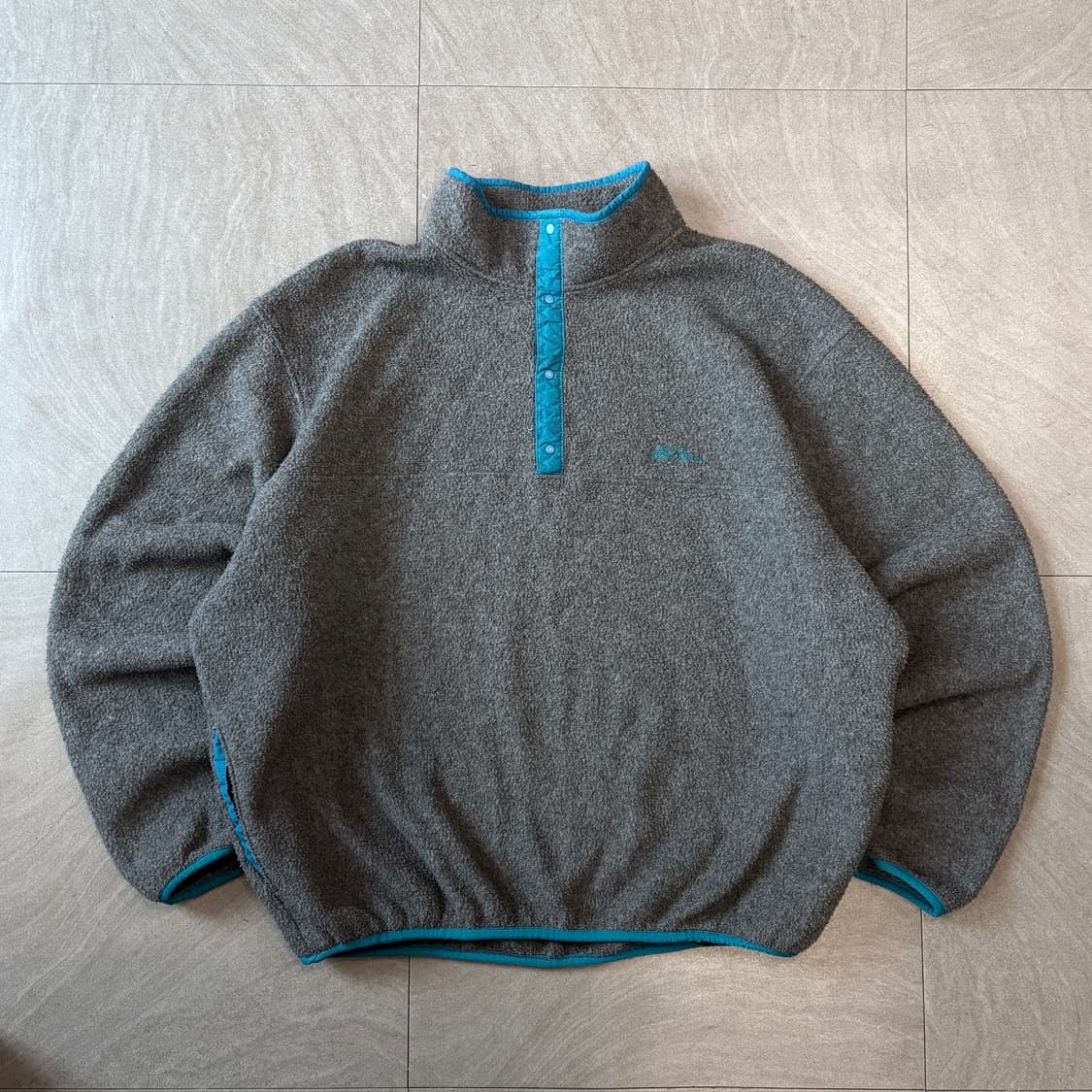 90s L.L.bean 90년대 생산 엘엘빈 그레이 신칠라 스냅티 상품이미지1