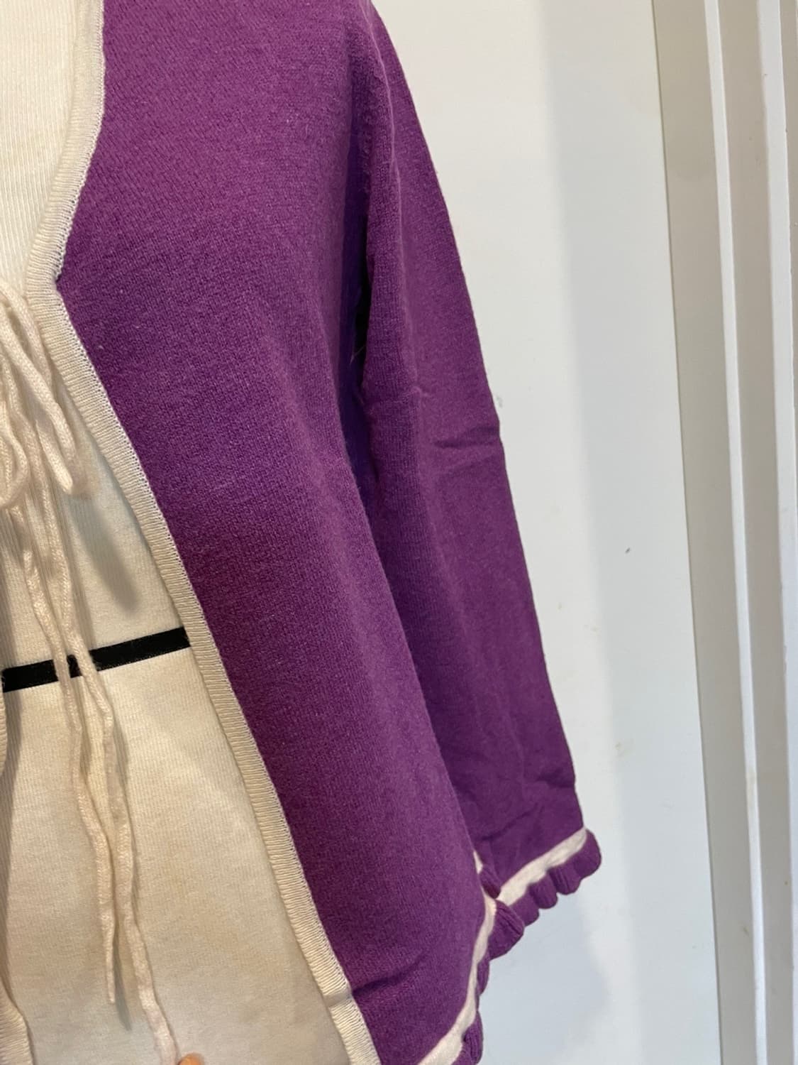 새상품 카프라 capra 캐시미어100% 가디건 상품이미지5