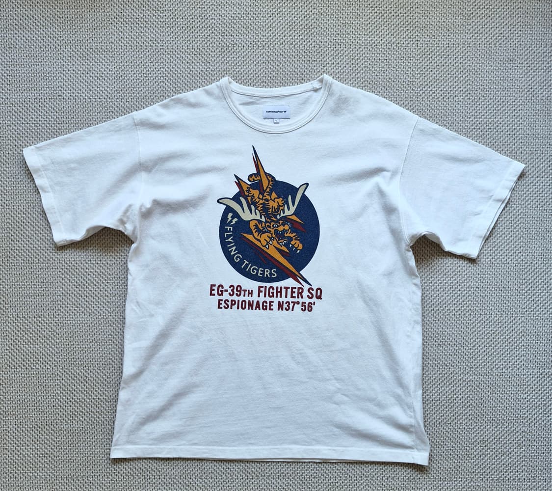 에스피오나지 플라잉 타이거 헤비웨이트 티 상품이미지2