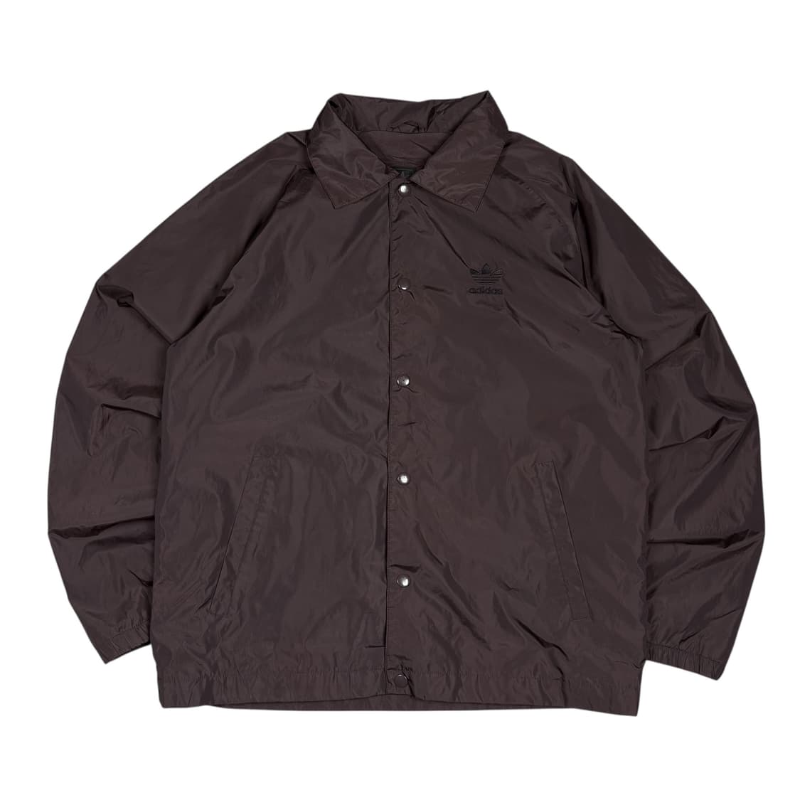 아디다스00‘s 브라운컬러 빅 트레포일 코치자켓 상품이미지3