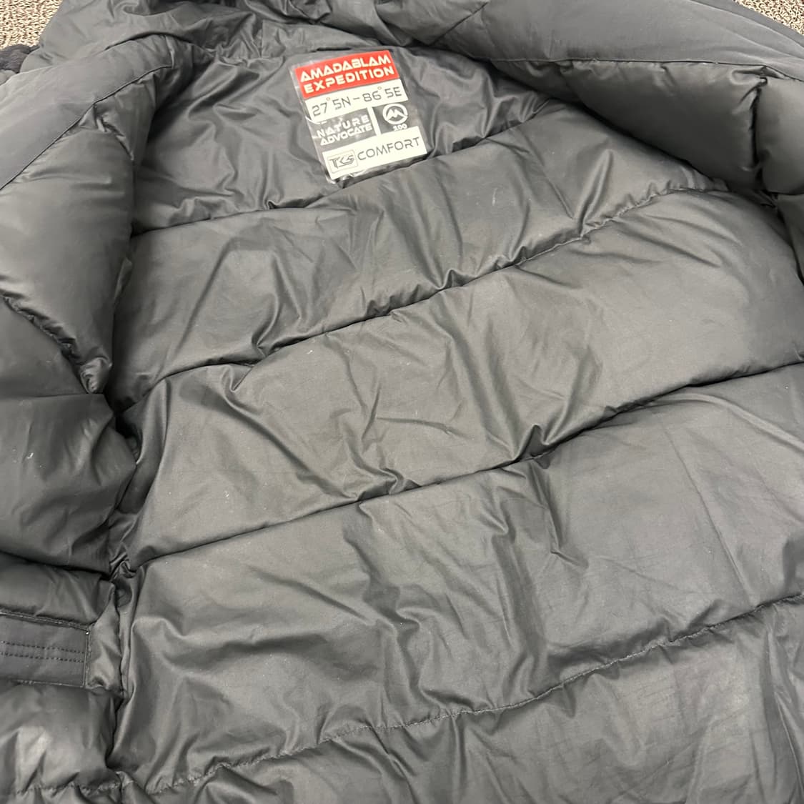 AMADABLAM 아마다블람 덕다운 패딩 점퍼 블랙 100(L) 상품이미지6