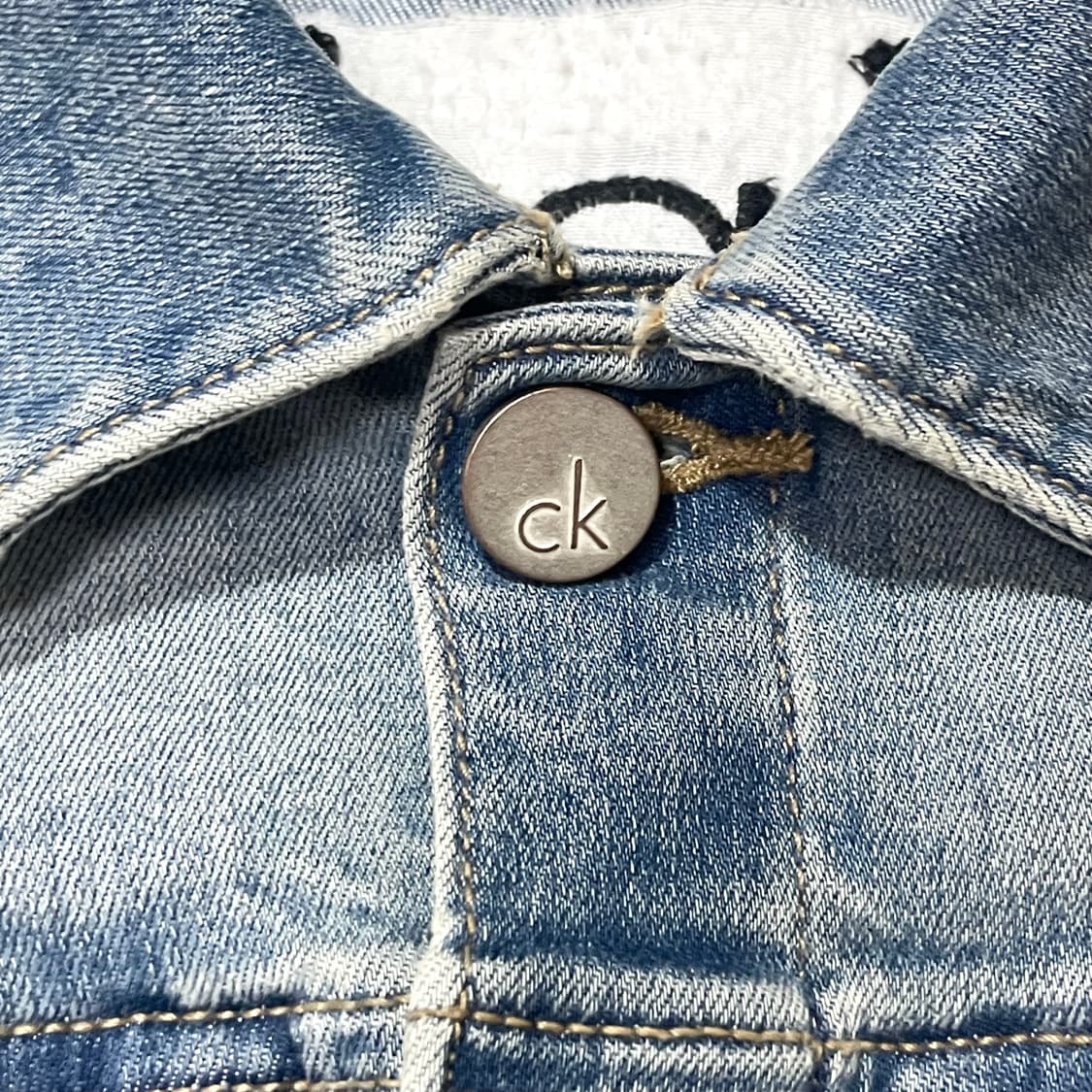 캘빈클라인진스 CK 연청 데님자켓 청자켓 여성S 상품이미지3