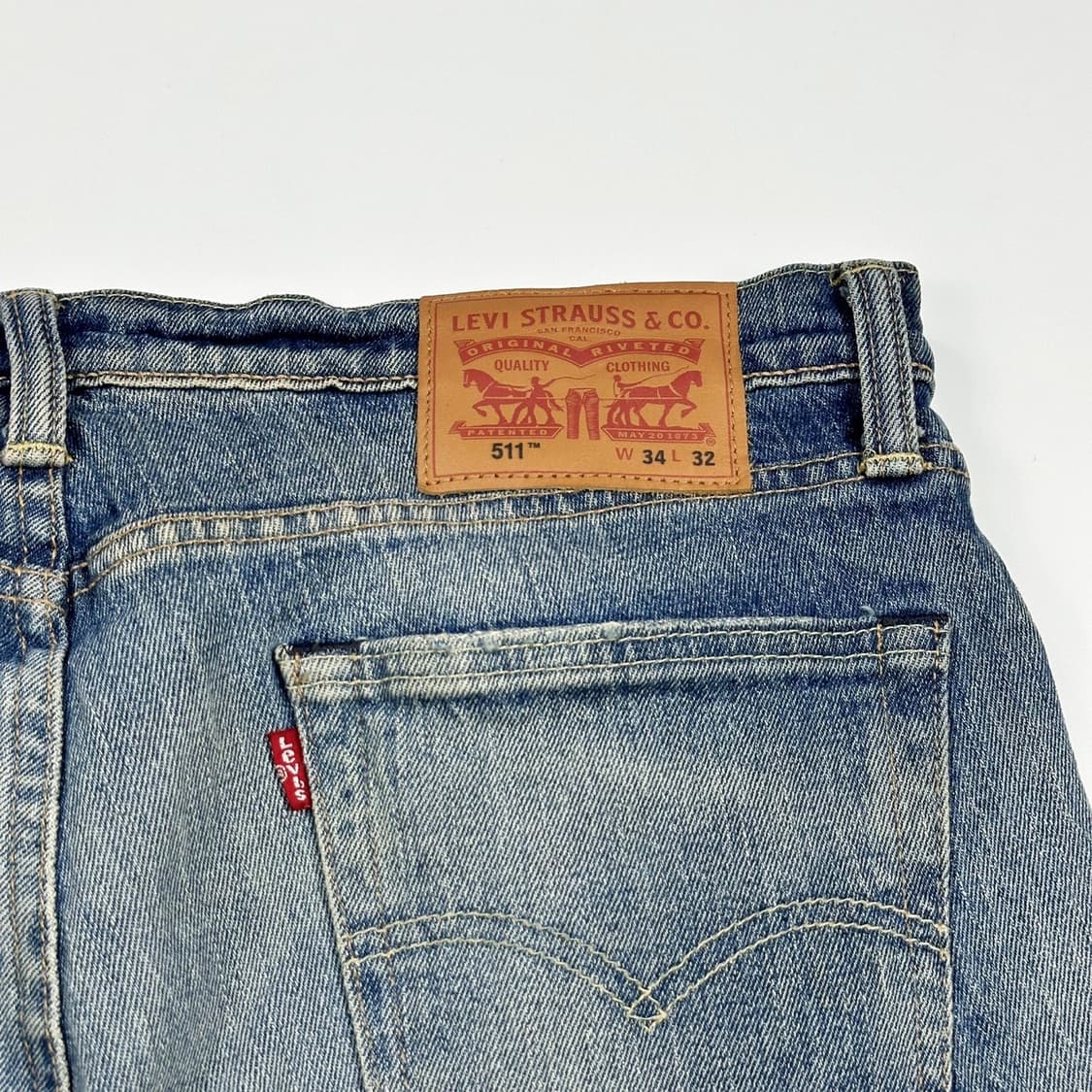 리바이스 511 오리지널 데미지 데님 팬츠 (34인치) 상품이미지5