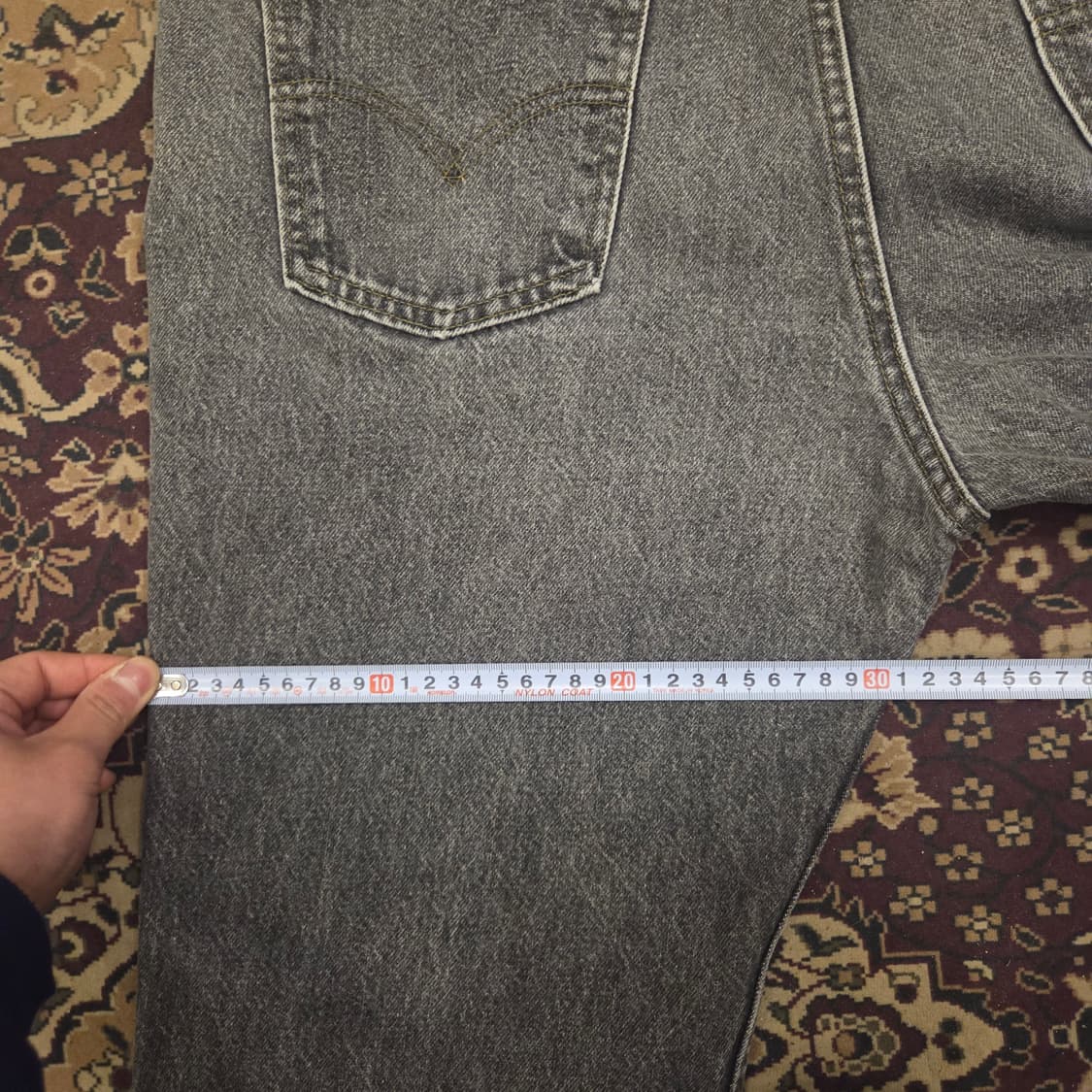 90s 리바이스 517 흑청 오렌지탭 40사이즈 상품이미지8