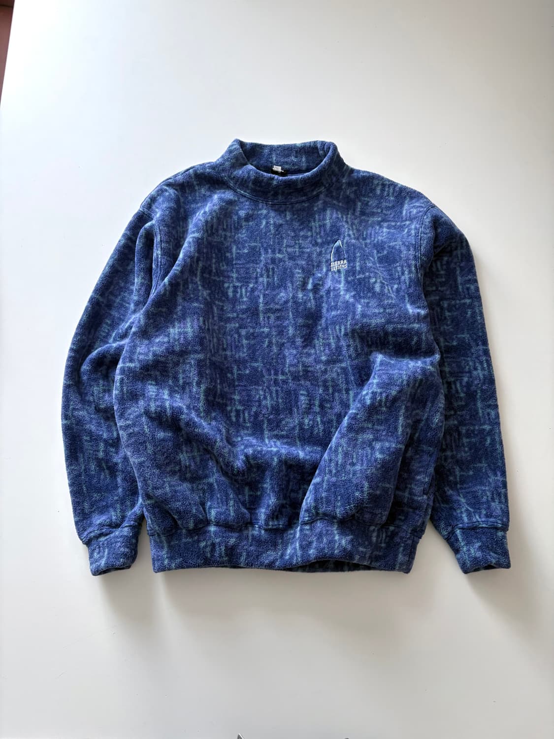 시에라 디자인 패턴 플리스 하프넥 풀오버 상품이미지1