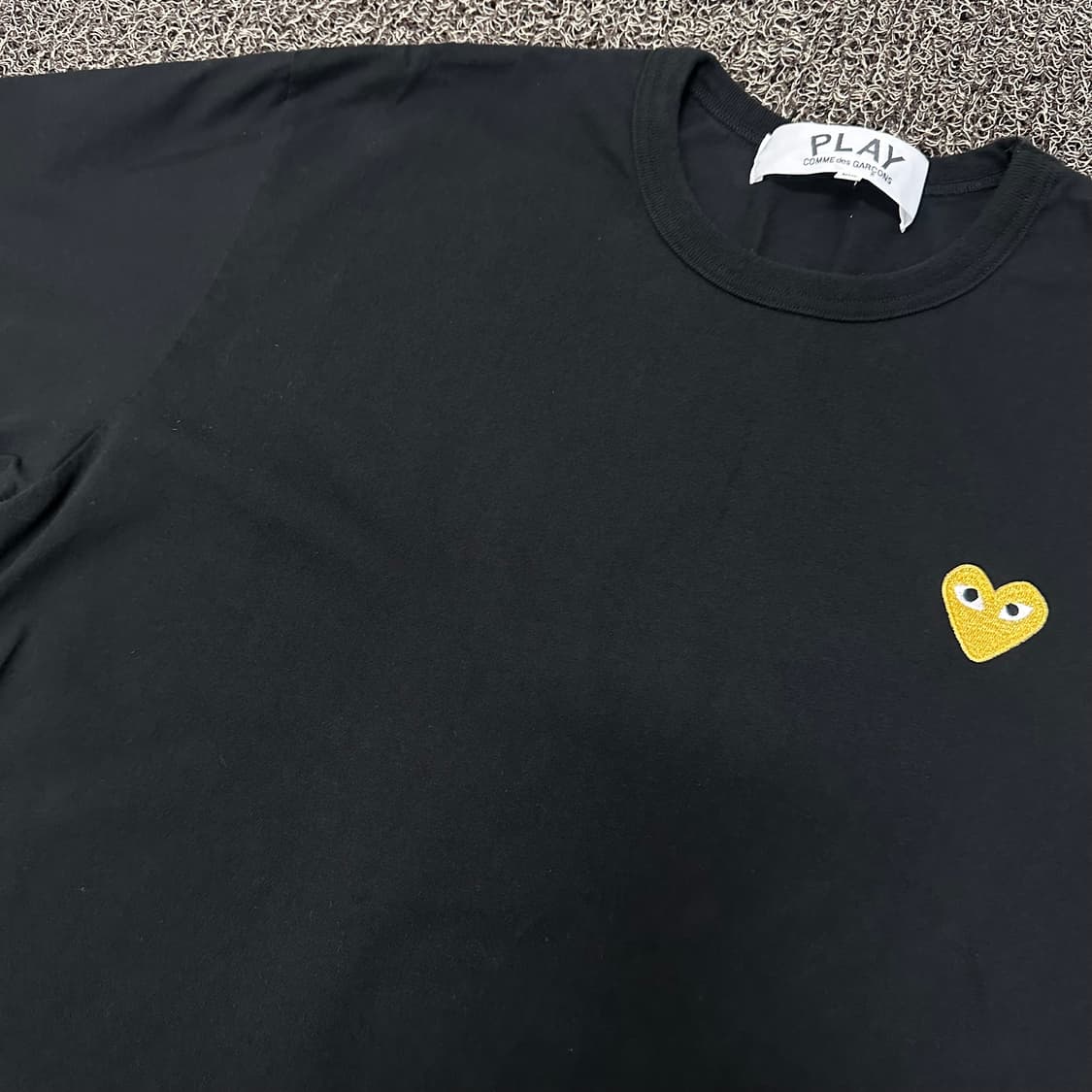 꼼데가르송 골드와펜 반팔 티셔츠 블랙 2XL 상품이미지2