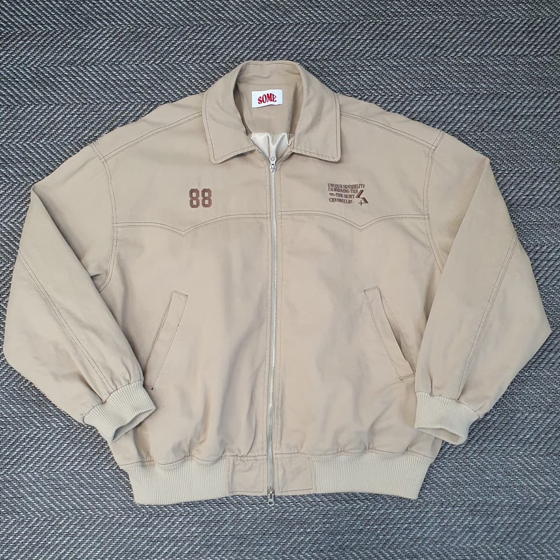 썸플레이스 투웨이 블루종 면자켓 남자105 상품이미지1