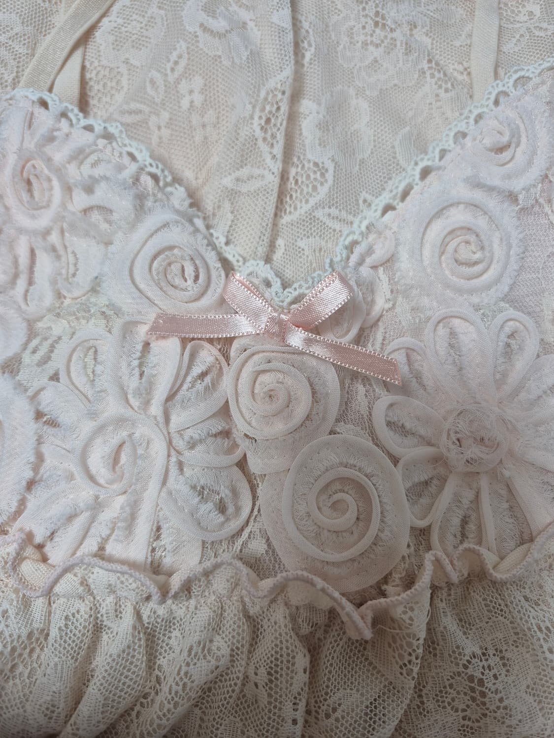 리즈리사 Chambre a couche 히메갸루 캐미 핑크레이스 상품이미지5