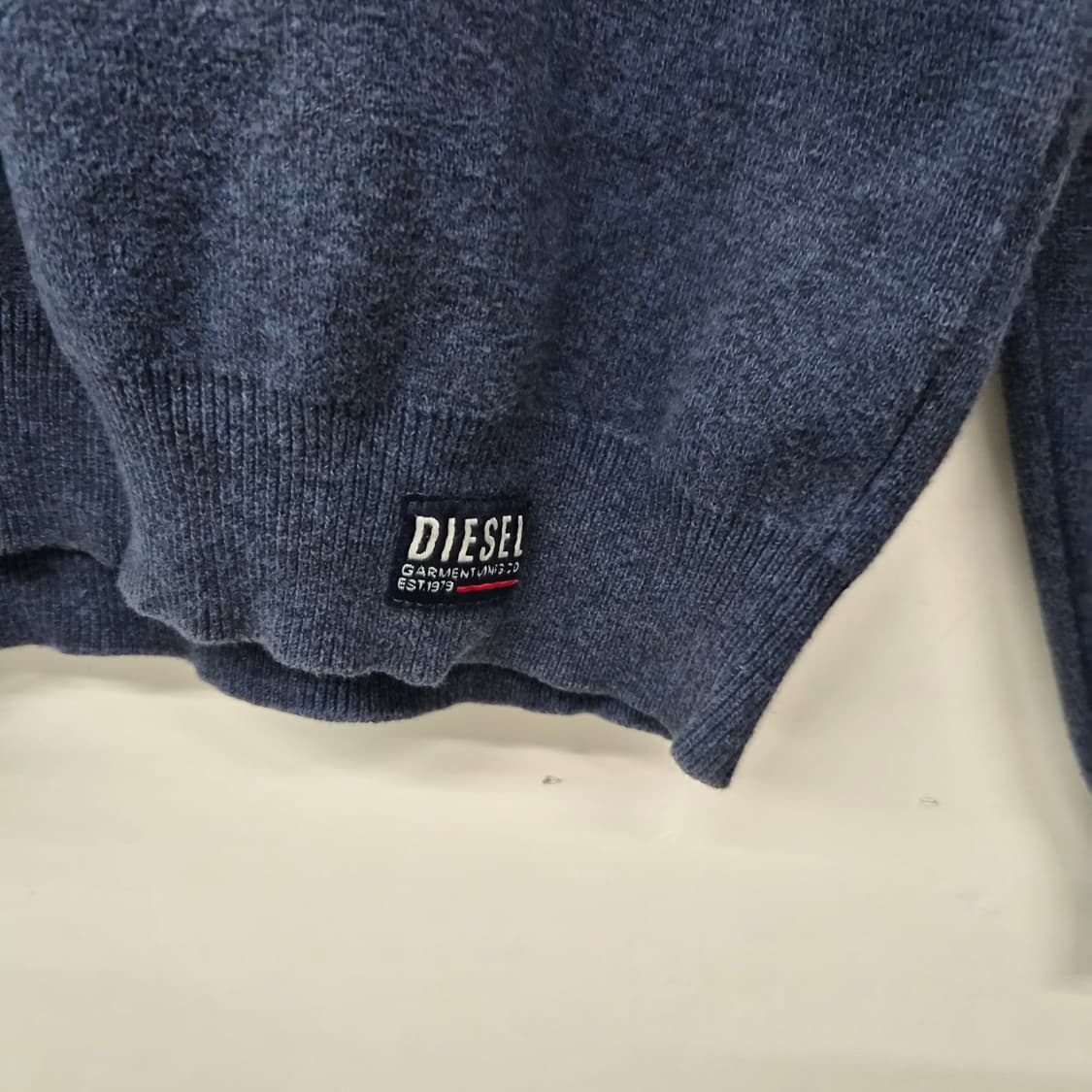 디젤 하프넥 니트 네이비 남성 L 상품이미지2