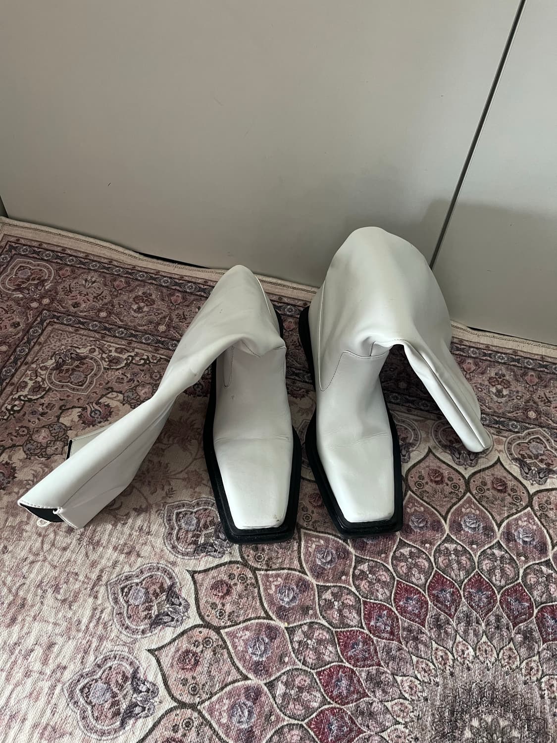 Zara 소가죽 웨스턴부츠 38 상품이미지1