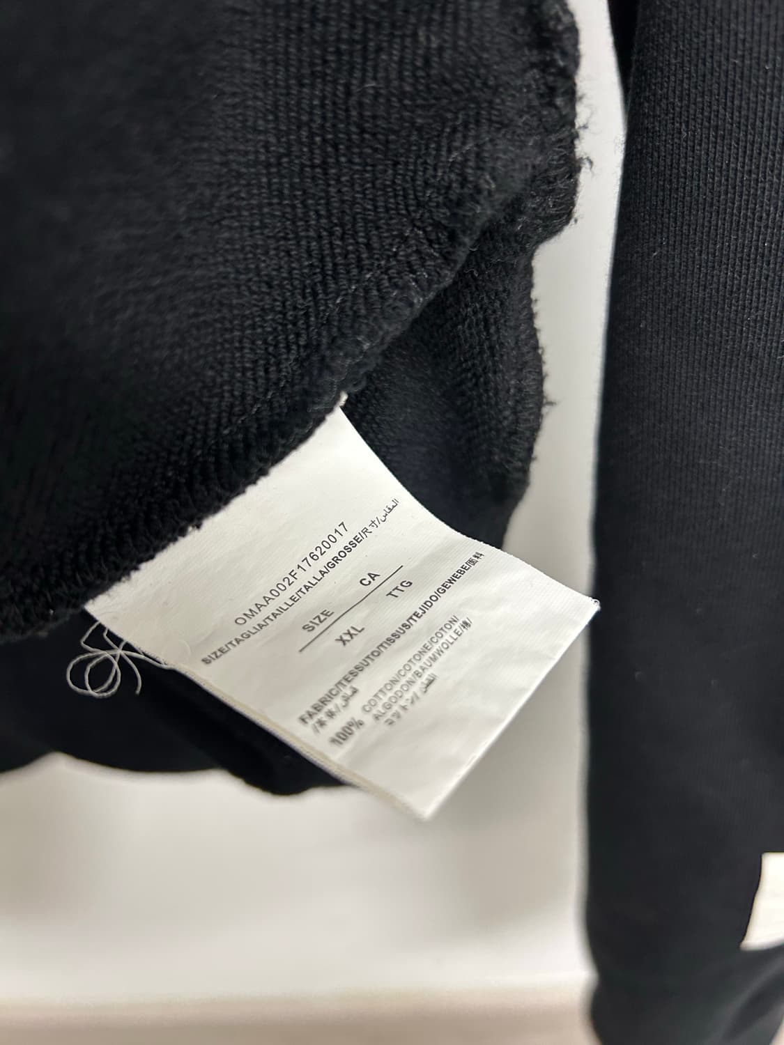 오프화이트 맨투맨 xxL 상품이미지4