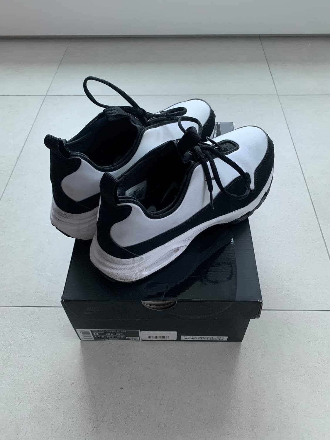 [290] 나이키 에어맥스 선더 CDG 블랙 화이트 상품이미지4