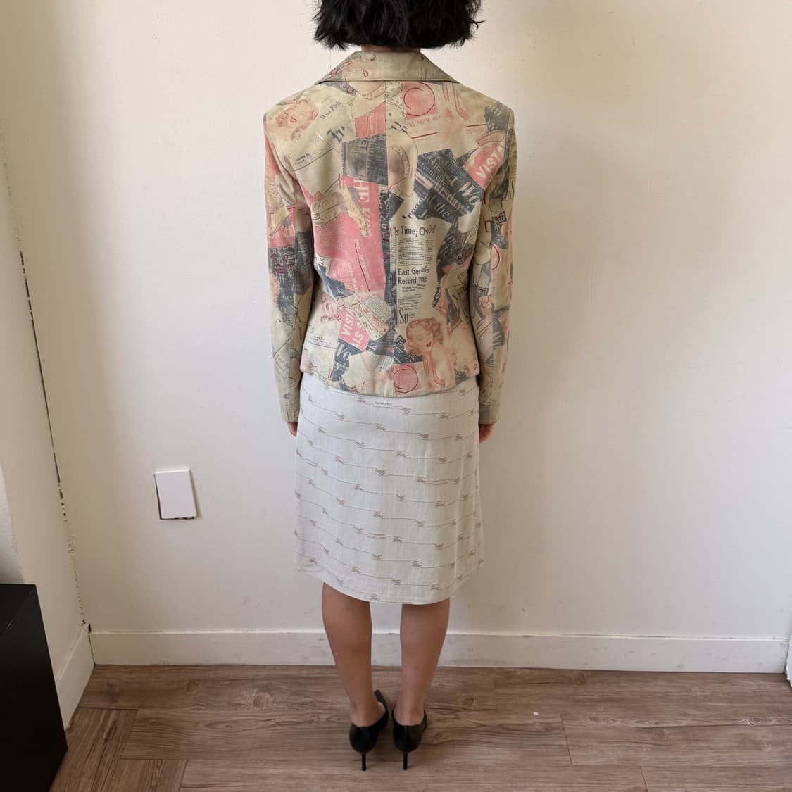 버버리 멀티로고 스커트 상품이미지3