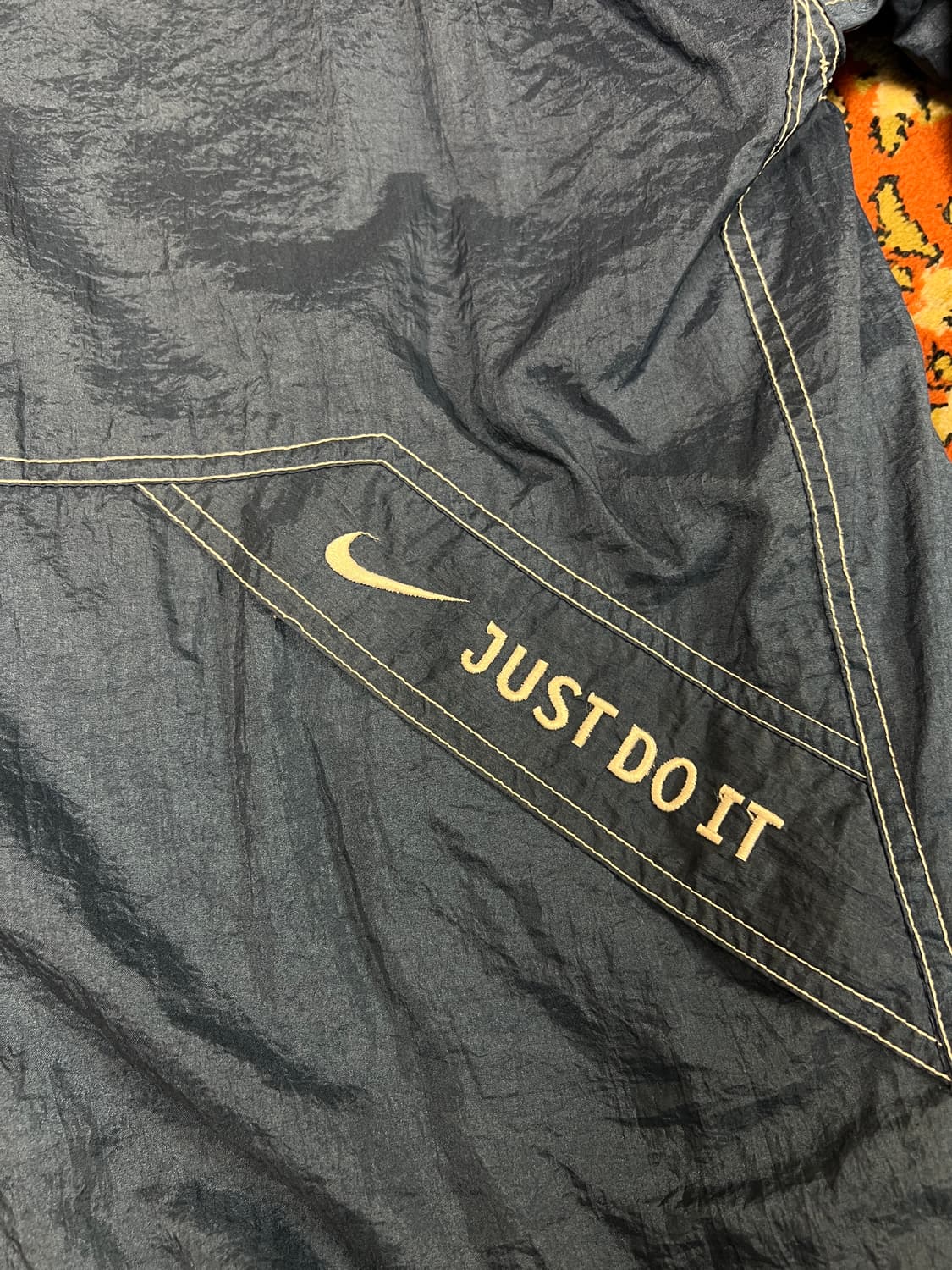 [L] NIKE 나이키 빈티지 올드스쿨 윈드브레이커 블루 상품이미지5