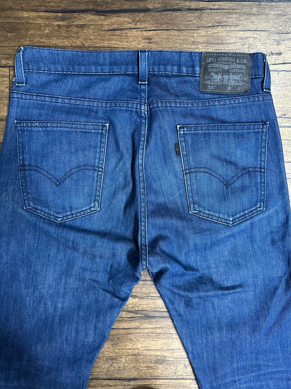 리바이스 LEVIS 520 블랙탭 테이퍼드 데님 팬츠 W32 상품이미지1
