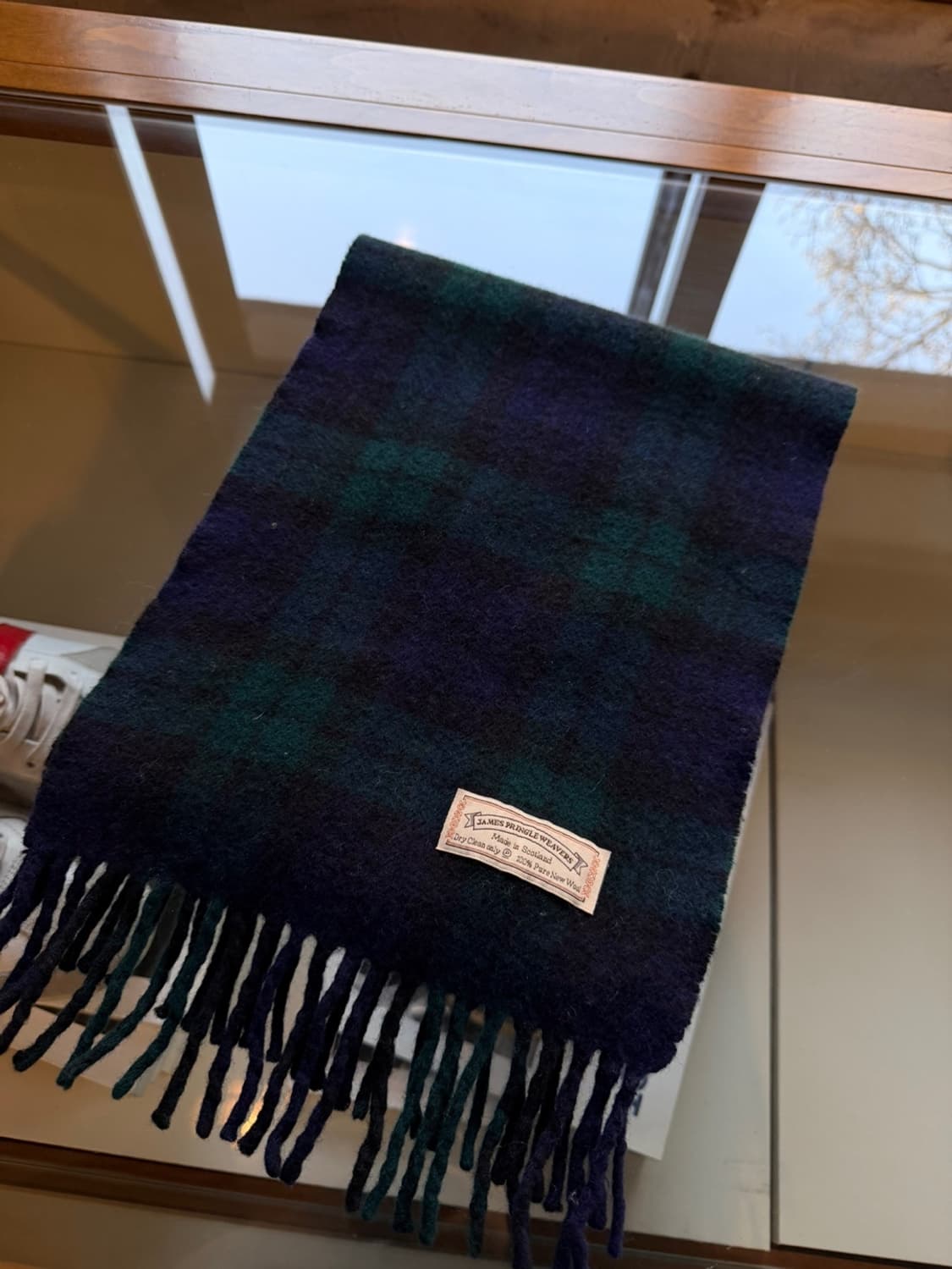 제임스 프링글 위버 블랙와치패턴 머플러 상품이미지5