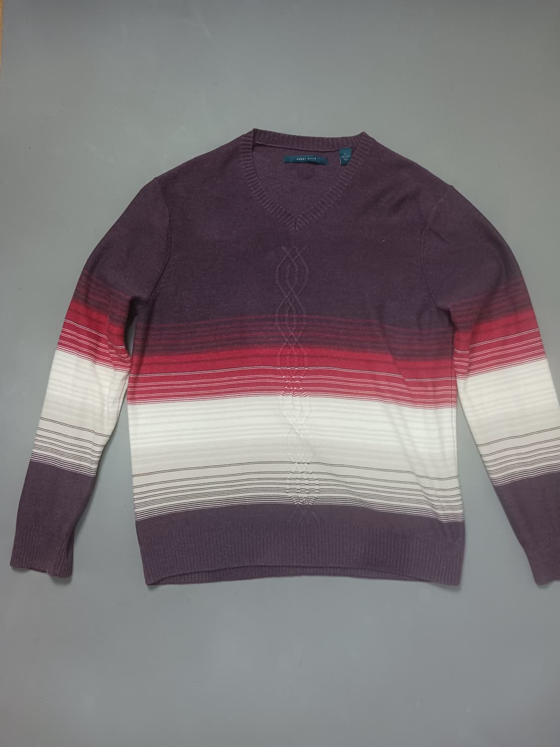 [L] 페리엘리스 그라데이션 브이넥 니트 상품이미지1