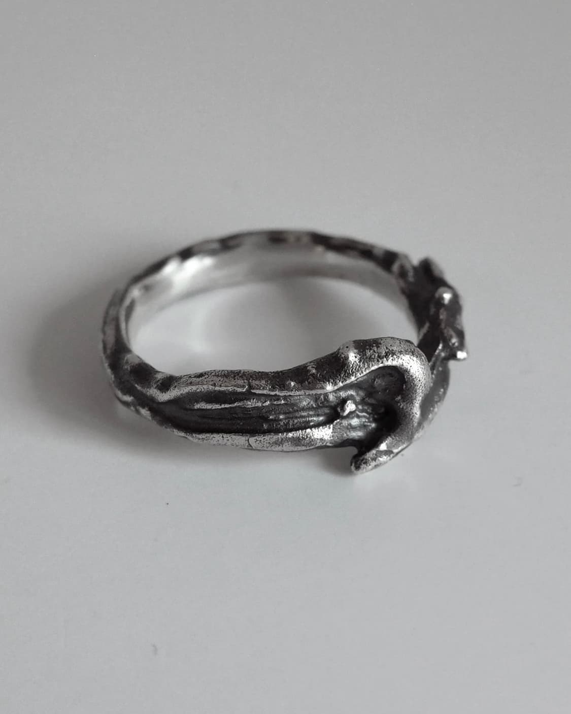 [15.5] blackmerle wave ring / 925 silver 상품이미지1