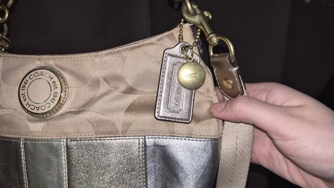 코치 coach 2002s monogram shoulder bag ✨️ 상품이미지5