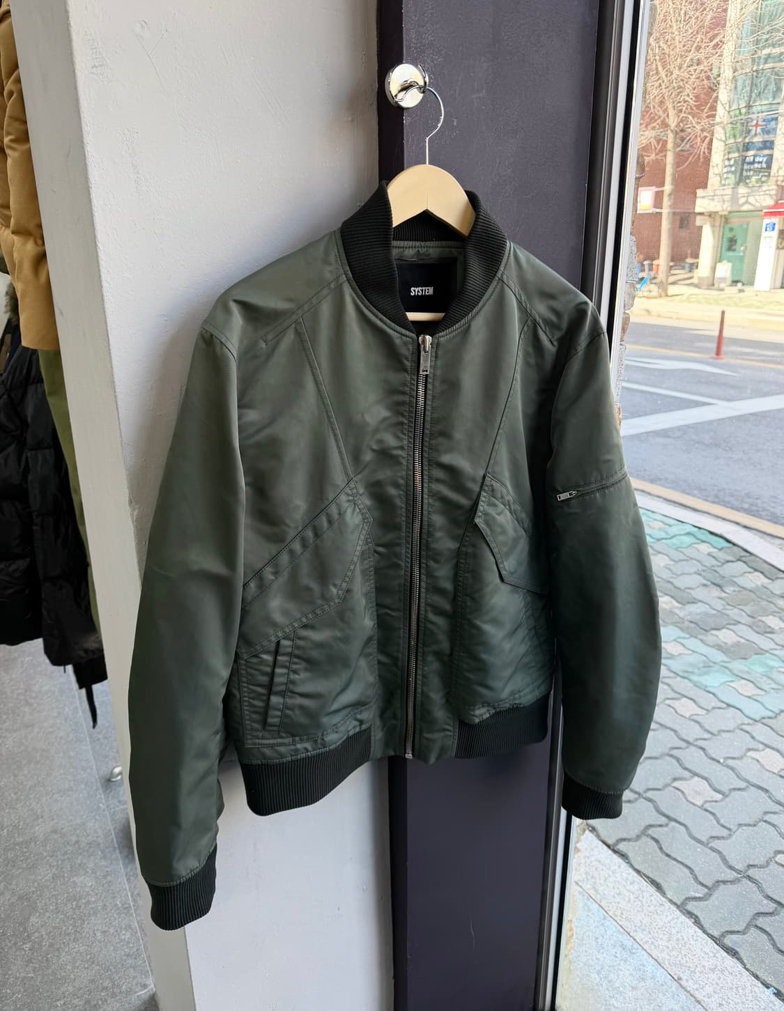 105/ 시스템옴므 MA-1 나일론 봄버 자켓 상품이미지2