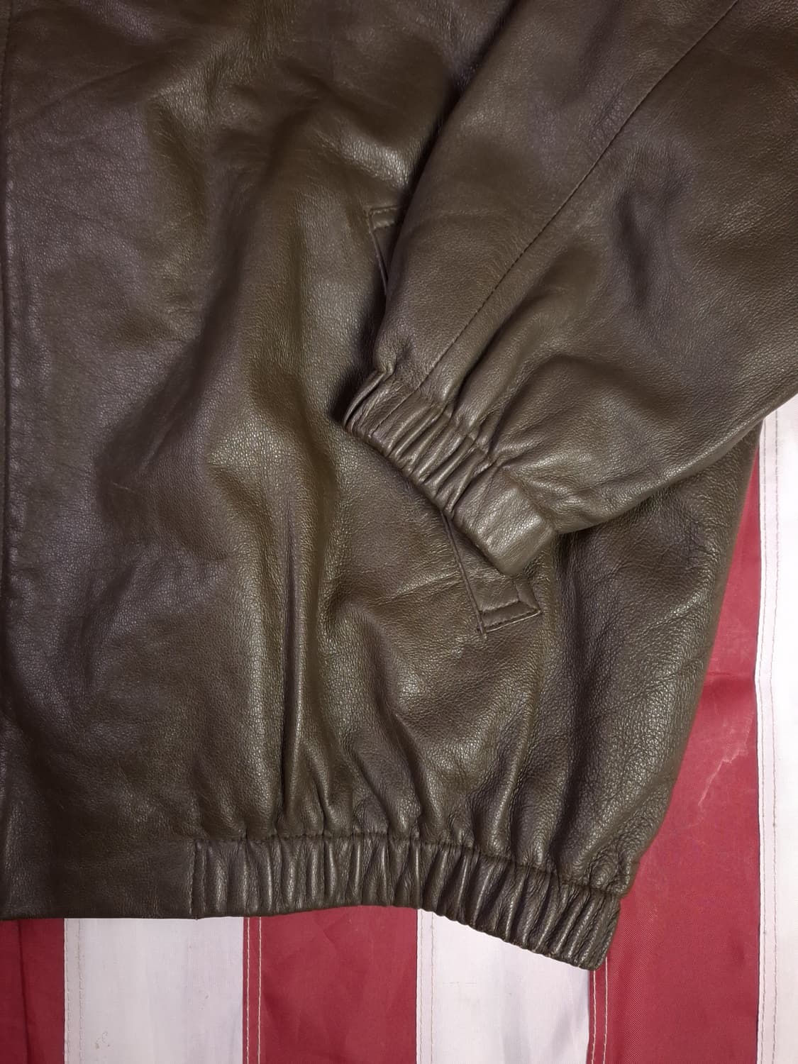 특A 오리지날 90's 랄프로렌폴로 램스킨 레더 자켓 상품이미지8