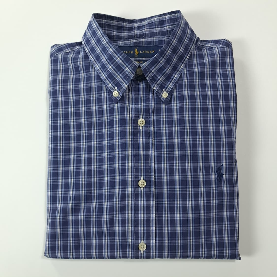 CK281 L 폴로 커스텀핏 스몰타탄체크 네이비 셔츠 남방 상품이미지7