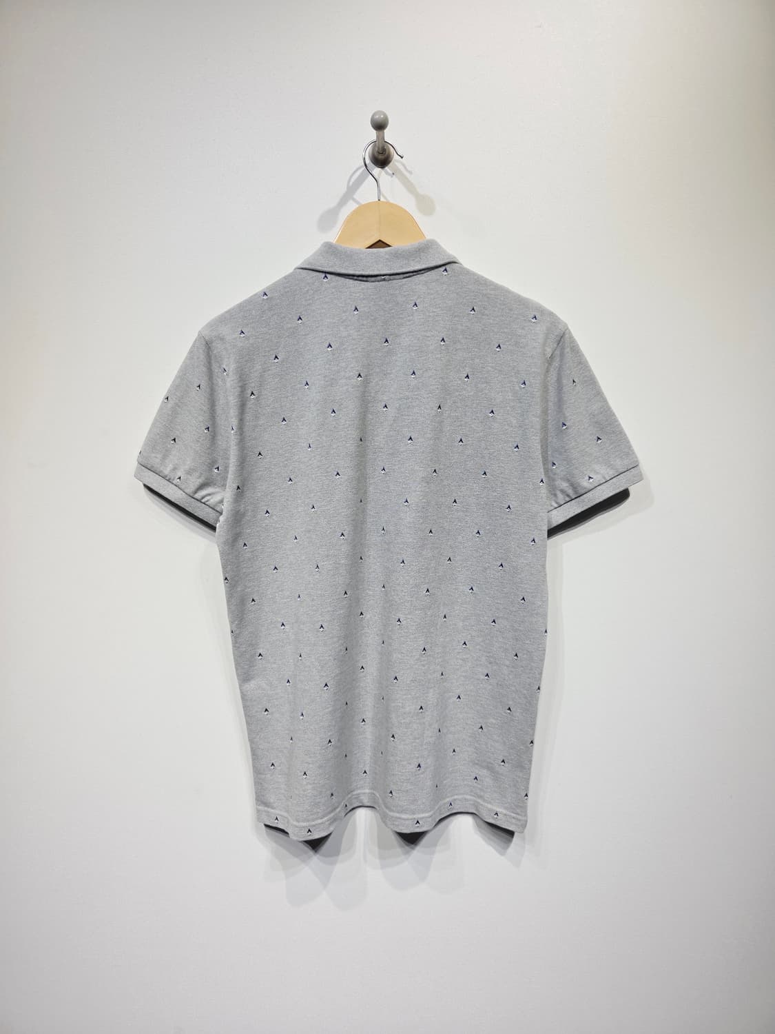 라코스테 그레이 패턴 반팔 카라티 상품이미지6