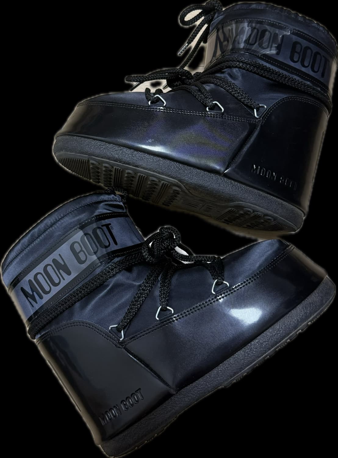 문부츠 아이콘 로우 나일론 블랙 39/41 상품이미지3