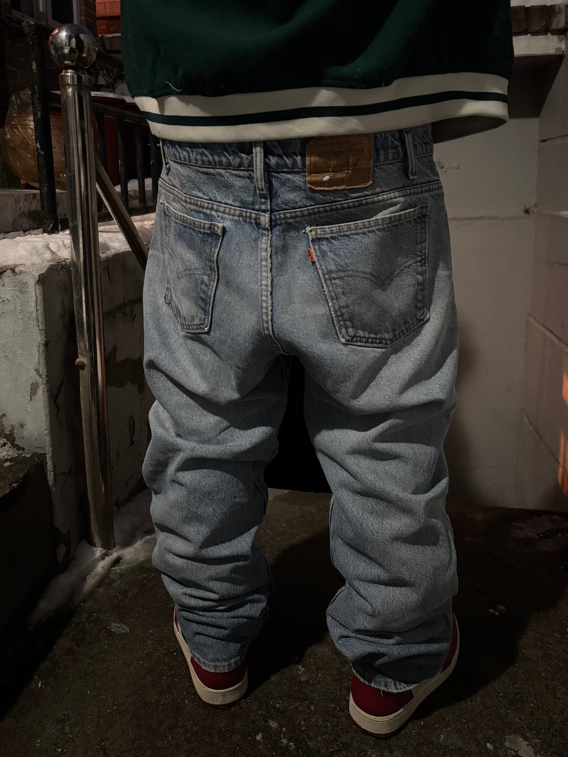 90s 리바이스 505 오렌지탭 데님팬츠 상품이미지2