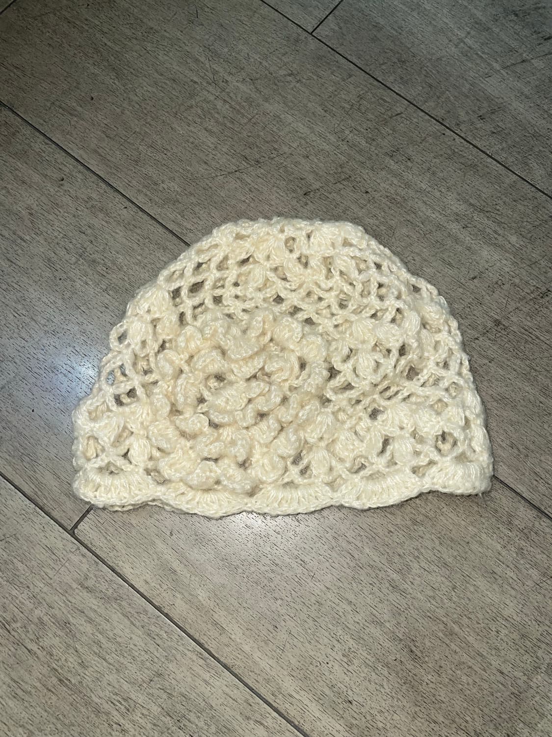 플로럴 뜨개 비니 상품이미지1