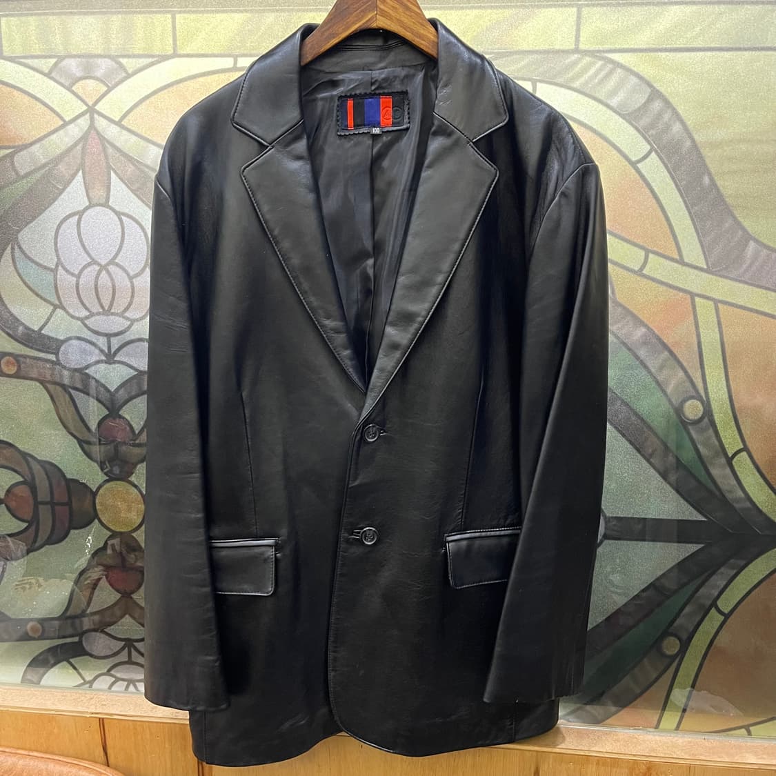 빈티지 램스킨 레더 블레이저 상품이미지1