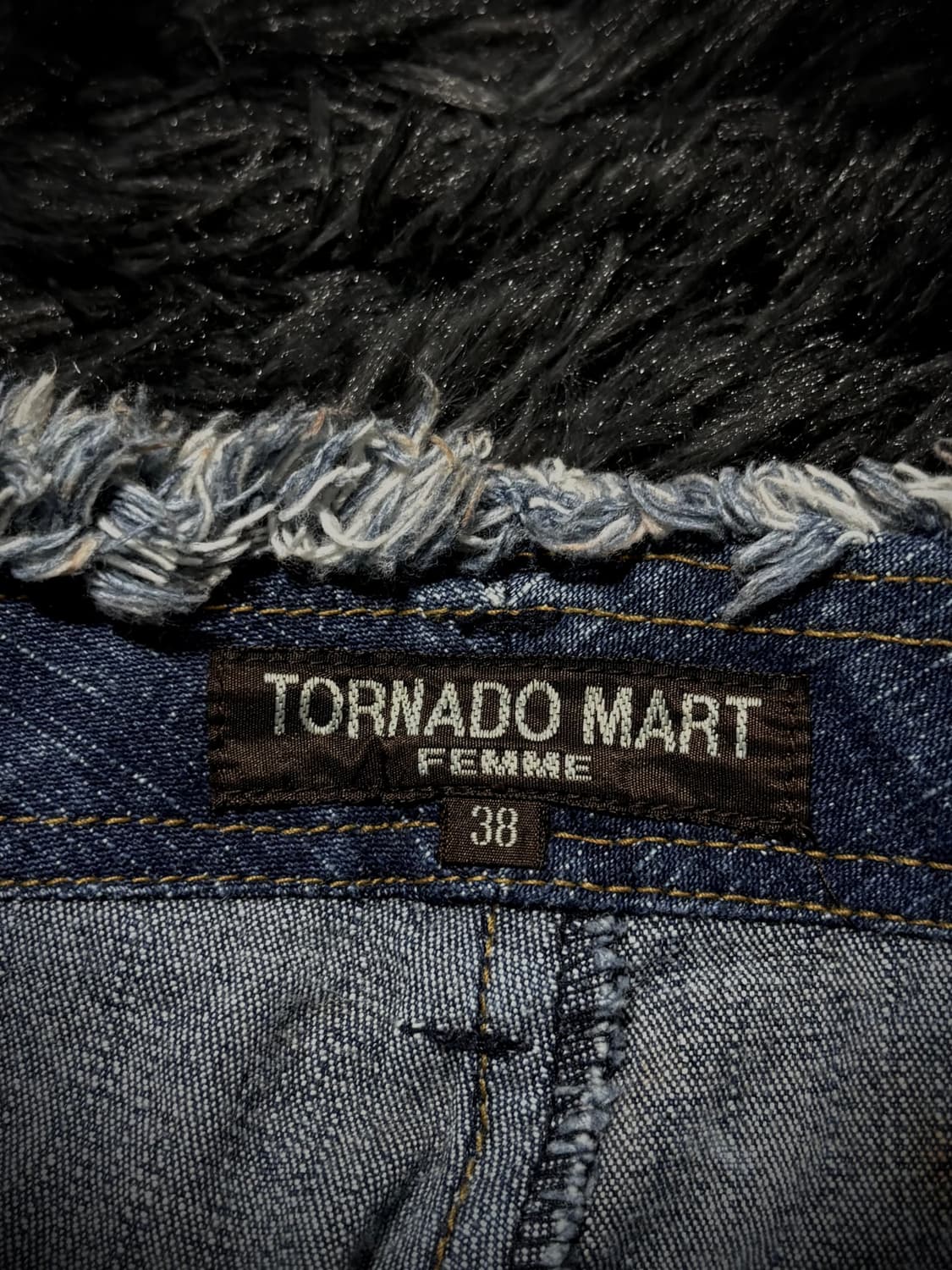 TORNADO MART FEMME 블리치 워싱 컷오프 부츠컷 데님팬츠 상품이미지9
