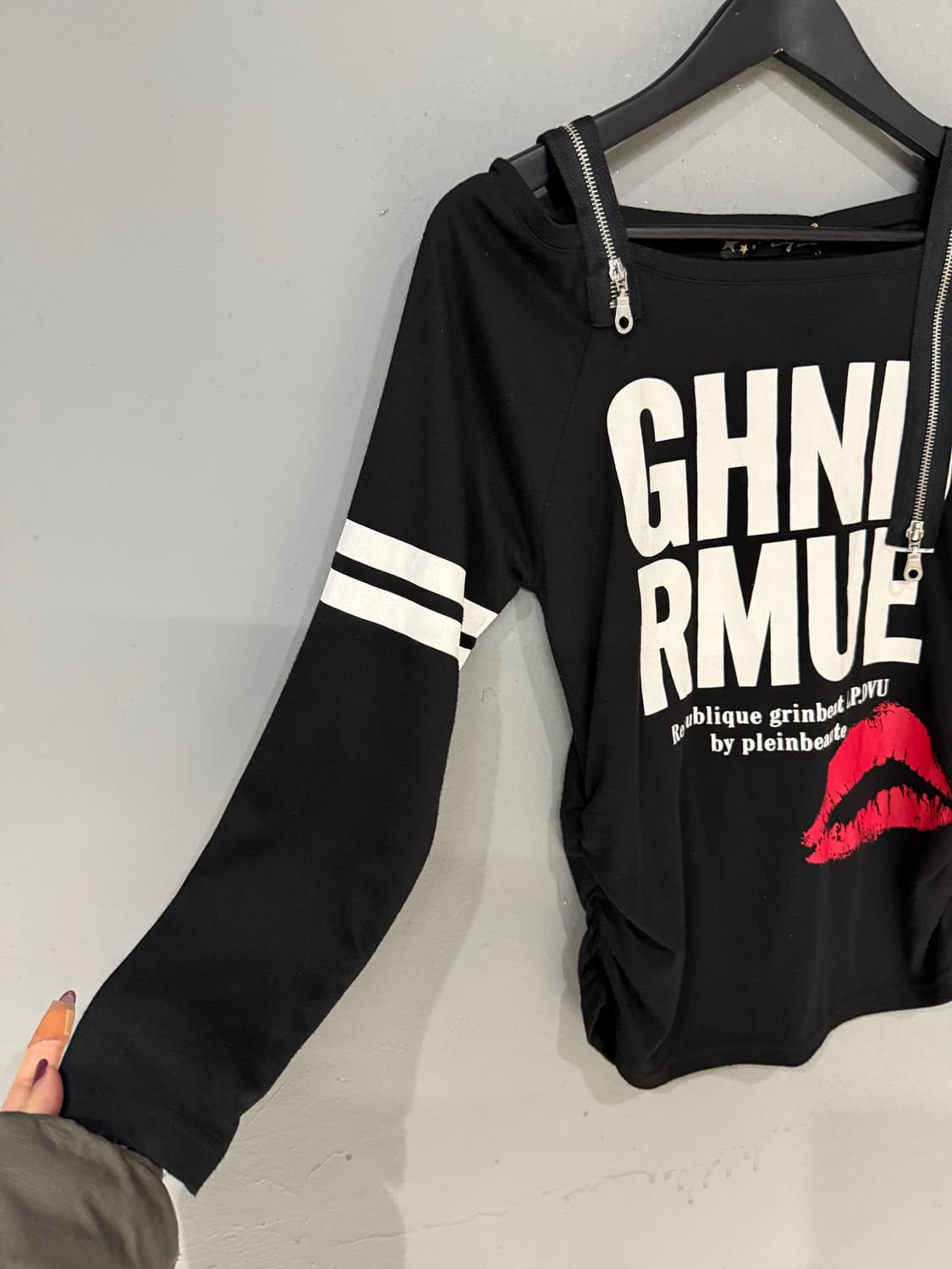 off-shoulder shirring long sleeve 상품이미지6