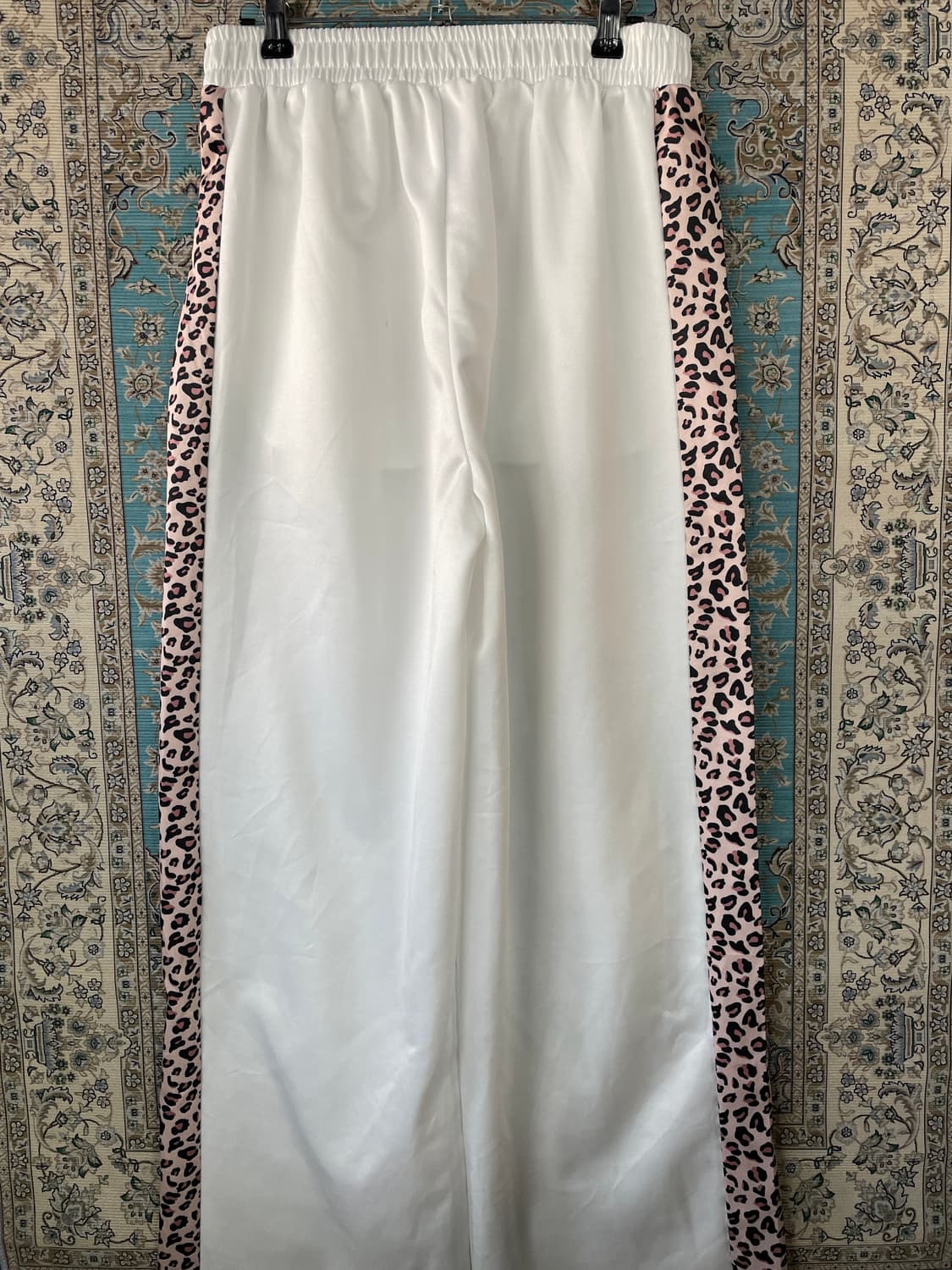 헬로키티 갸루 핑크 호피 화이트 후드플락 세트1672 상품이미지5